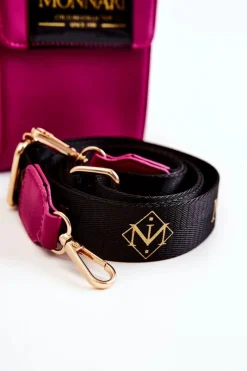 New Monnari Elegancka Mała Torebka ETUA030-004 Fuksja