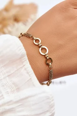 Clearance Boto Elegancka Regulowana Bransoletka Na Łańcuszku Złota