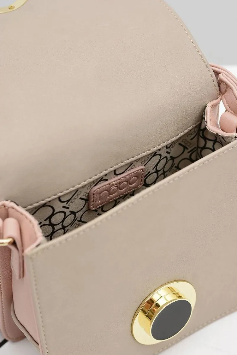 Torebki Nobo|Listonoszki>Nobo Elegancka Torebka Pudrowy Róż