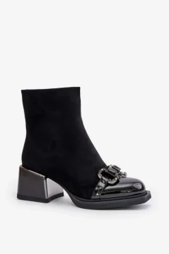 Botki Zimowe Damskie|Botki Na Obcasie><noscript><img width=