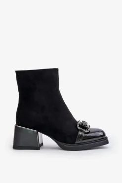 Botki Zimowe Damskie|Botki Na Obcasie><noscript><img width=