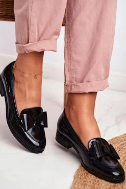 Mokasyny Damskie Lakierowane><noscript><img width=