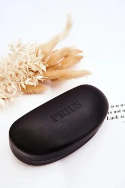 Okulary>Boto Eleganckie Etui Na Okulary Prius Czarne