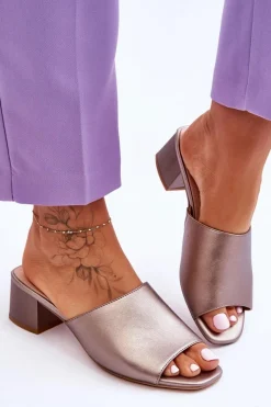 Klapki Na Obcasie|Klapki Damskie Klasyczne><noscript><img width=