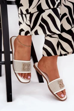 Klapki Damskie Klasyczne><noscript><img width=