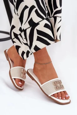 Klapki Damskie Klasyczne><noscript><img width=