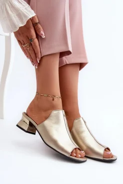 Klapki Na Obcasie|Klapki Damskie Klasyczne><noscript><img width=