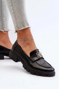 Loafersy Damskie|Mokasyny Damskie Skórzane><noscript><img width=