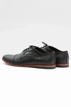 New Eleganckie Męskie Czarne Skórzane Półbuty Isacco Męskie Półbuty Casual