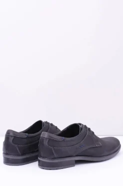 Best Boto Eleganckie Męskie Skórzane Półbuty Czarne Santiago