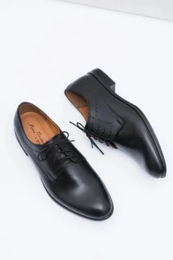 New Boto Eleganckie Męskie Wizytowe Czarne Półbuty Damoste