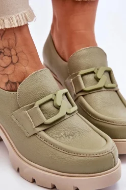 Półbuty Skórzane><noscript><img width=