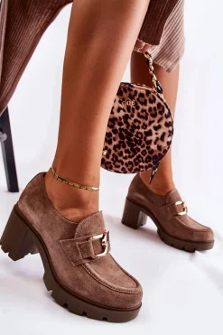 Półbuty Skórzane><noscript><img width=