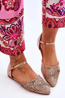 Sandały Płaskie><noscript><img width=