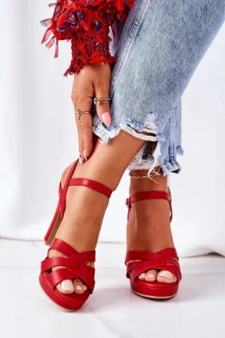 Sandały Na Obcasie><noscript><img width=