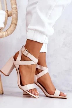 Sandały Na Obcasie><noscript><img width=