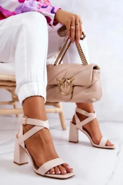 Sandały Na Obcasie><noscript><img width=