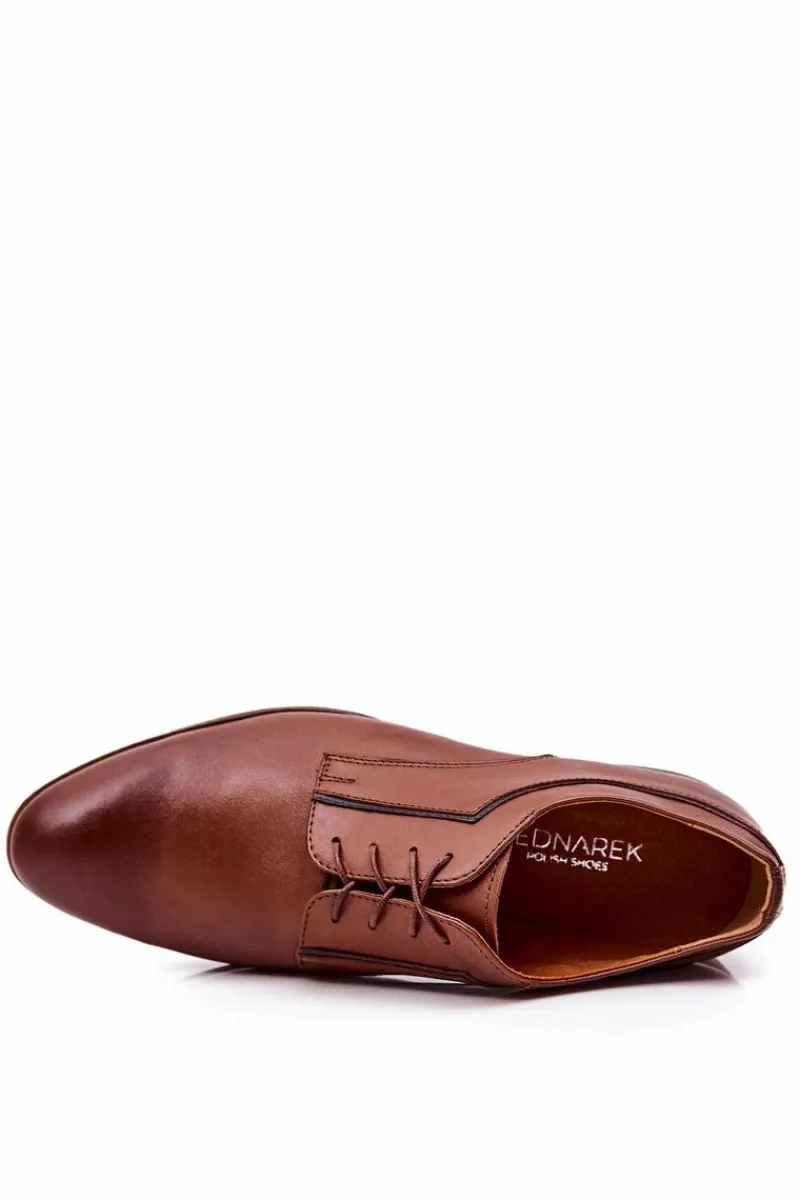 Bednarek Polish Shoes|Półbuty Eleganckie>Boto Eleganckie Skórzane Półbuty Bednarek 684 Brązowe