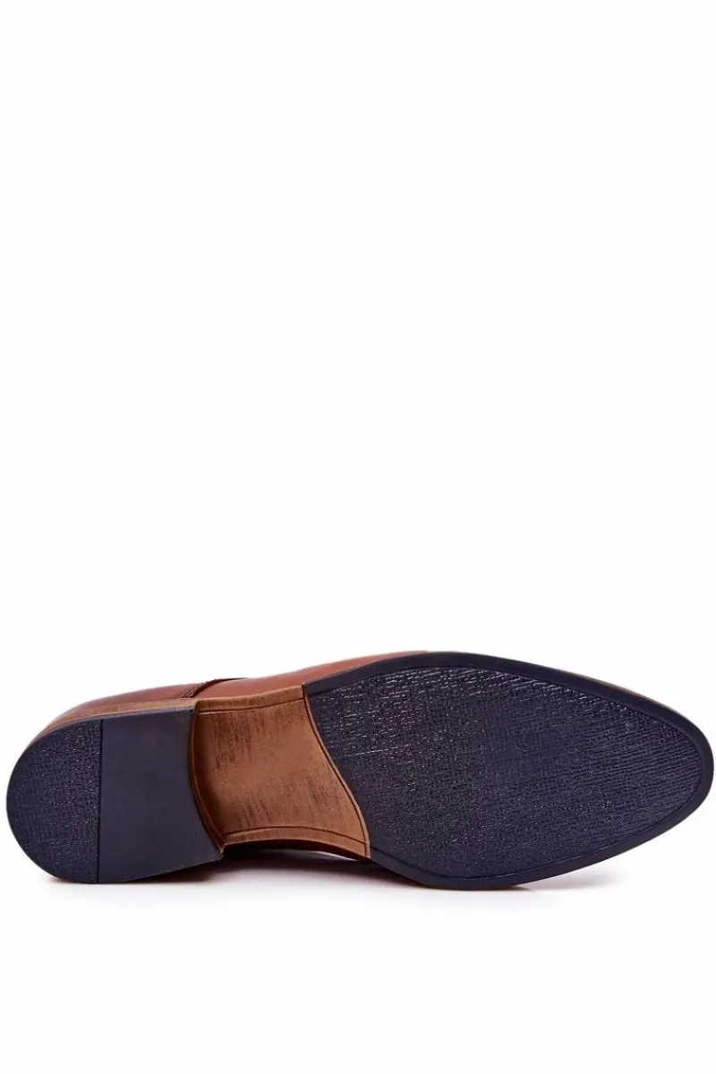 Bednarek Polish Shoes|Półbuty Eleganckie>Boto Eleganckie Skórzane Półbuty Bednarek 684 Brązowe