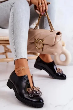 Półbuty Skórzane><noscript><img width=