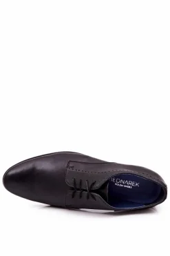 Bednarek Polish Shoes|Półbuty Eleganckie>Boto Eleganckie Skórzane Półbuty Bednarek 724 Czarne