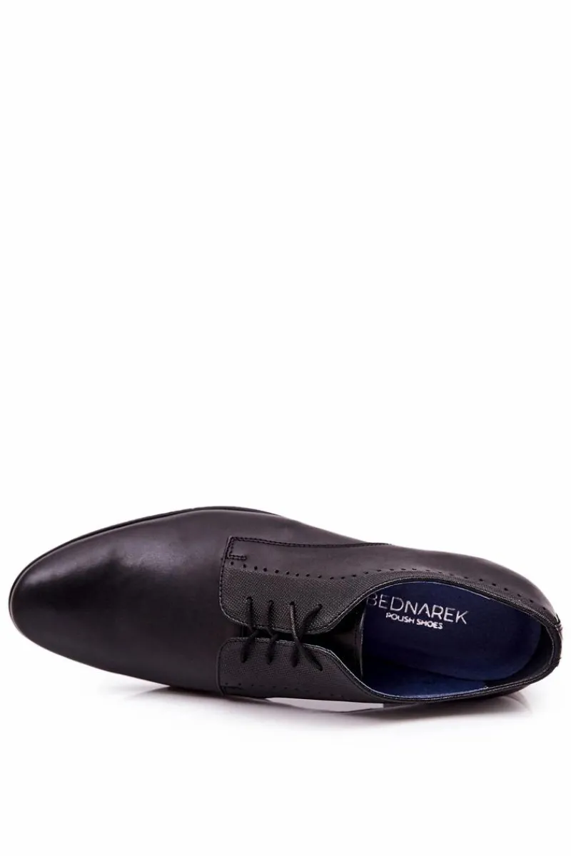 Bednarek Polish Shoes|Półbuty Eleganckie>Boto Eleganckie Skórzane Półbuty Bednarek 724 Czarne