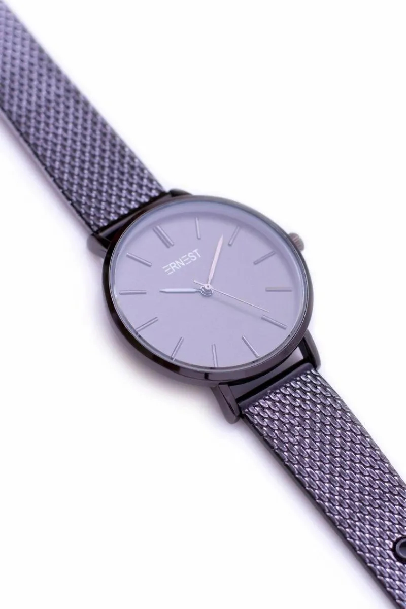 Zegarki>Ernest Damski Czarny Zegarek Na Rękę BlowMyMind