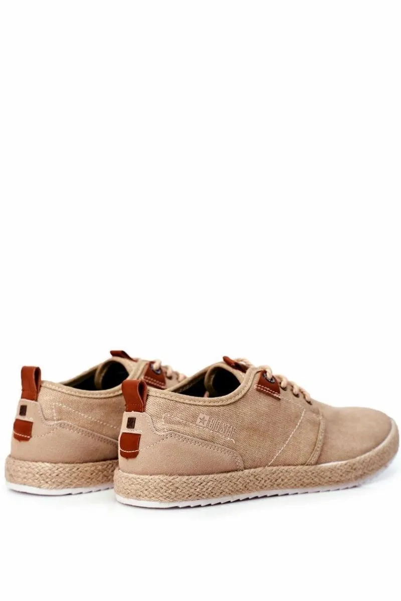 Trampki Męskie Big Star|Trampki Niskie>Big Star Shoes Esapdryle Męskie Big Star Beżowe FF174153