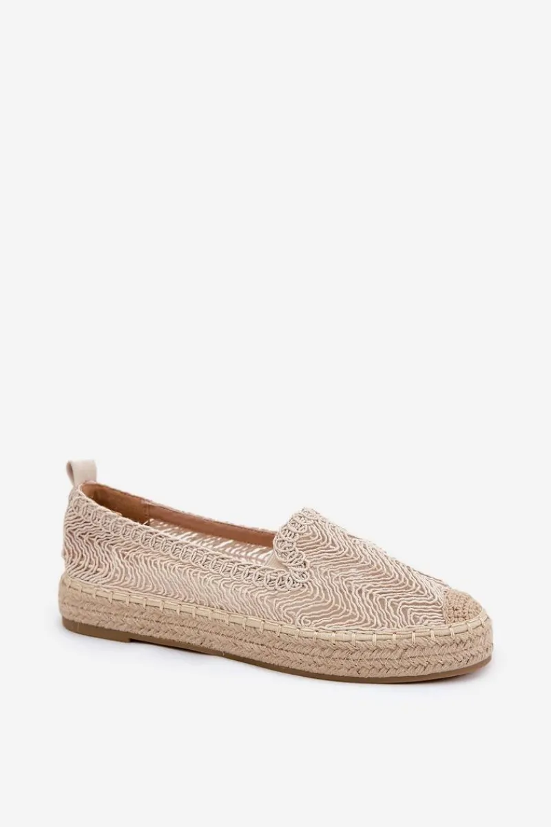 Espadryle Na Platformie>Buty damskie Vinceza Espadryle Damskie Na Platformie Vinceza 17392 Beżowe Beżowy