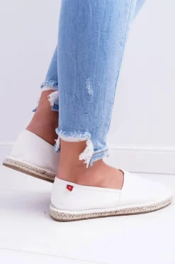 New Big Star Shoes Espadryle Damskie Pleciona Podeszwa Białe Big Star DD274A148