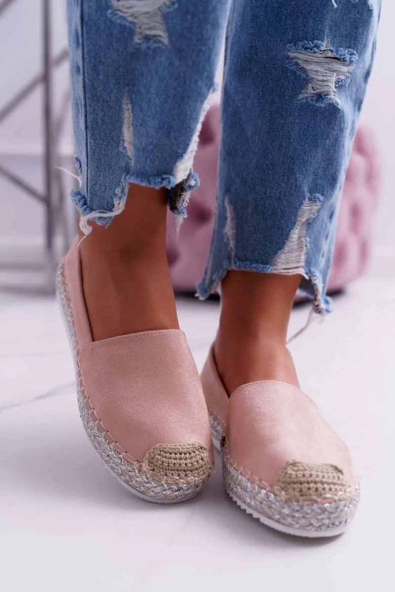 Discount Espadryle Damskie Różowe Carian Damskie Czarne Espadryle