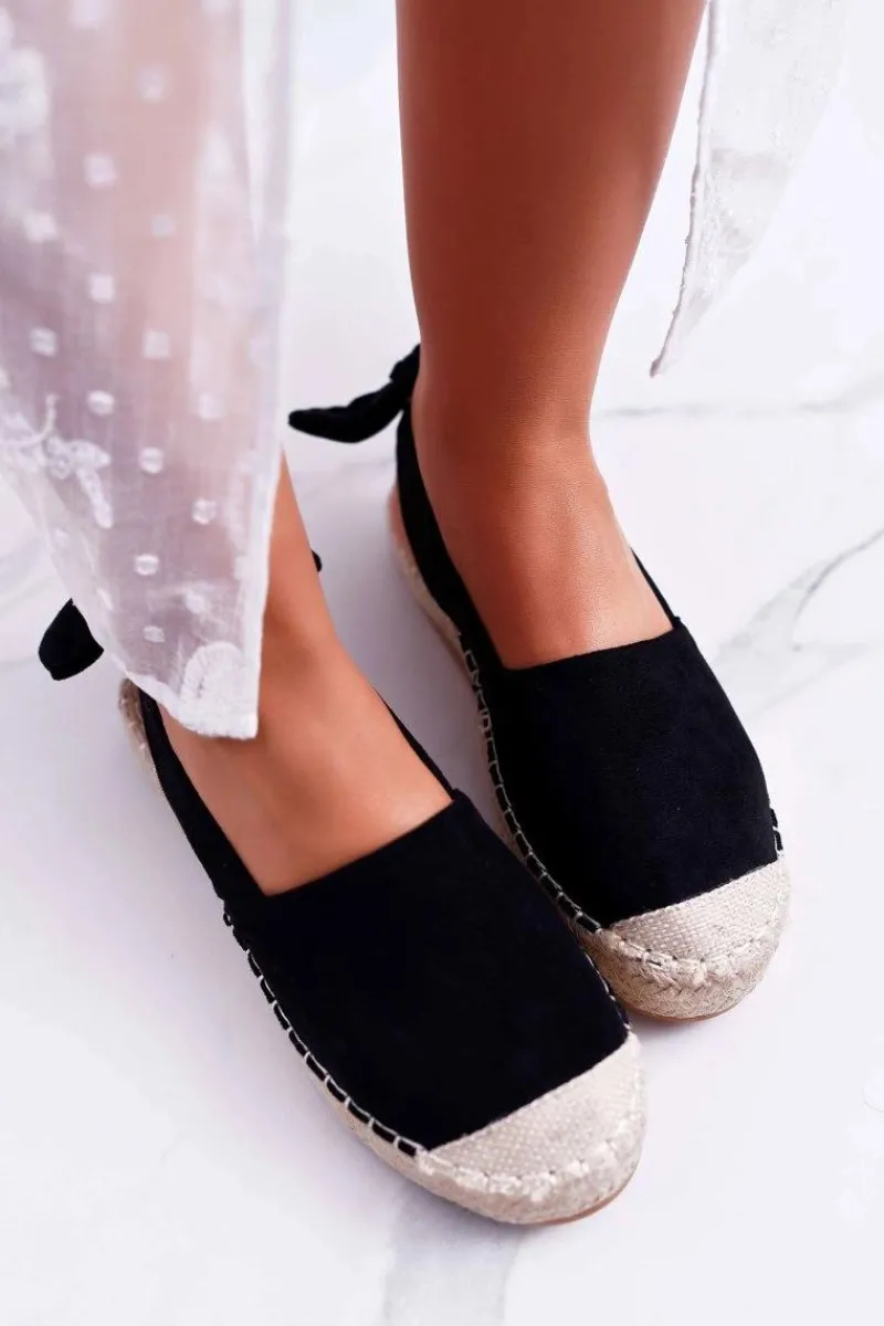 Boto Espadryle Damskie Tenisówki Czarne Moriente