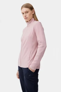 Hot 4F Polar Ze Stójką Regular Damski SS23TFLEF049 Różowy