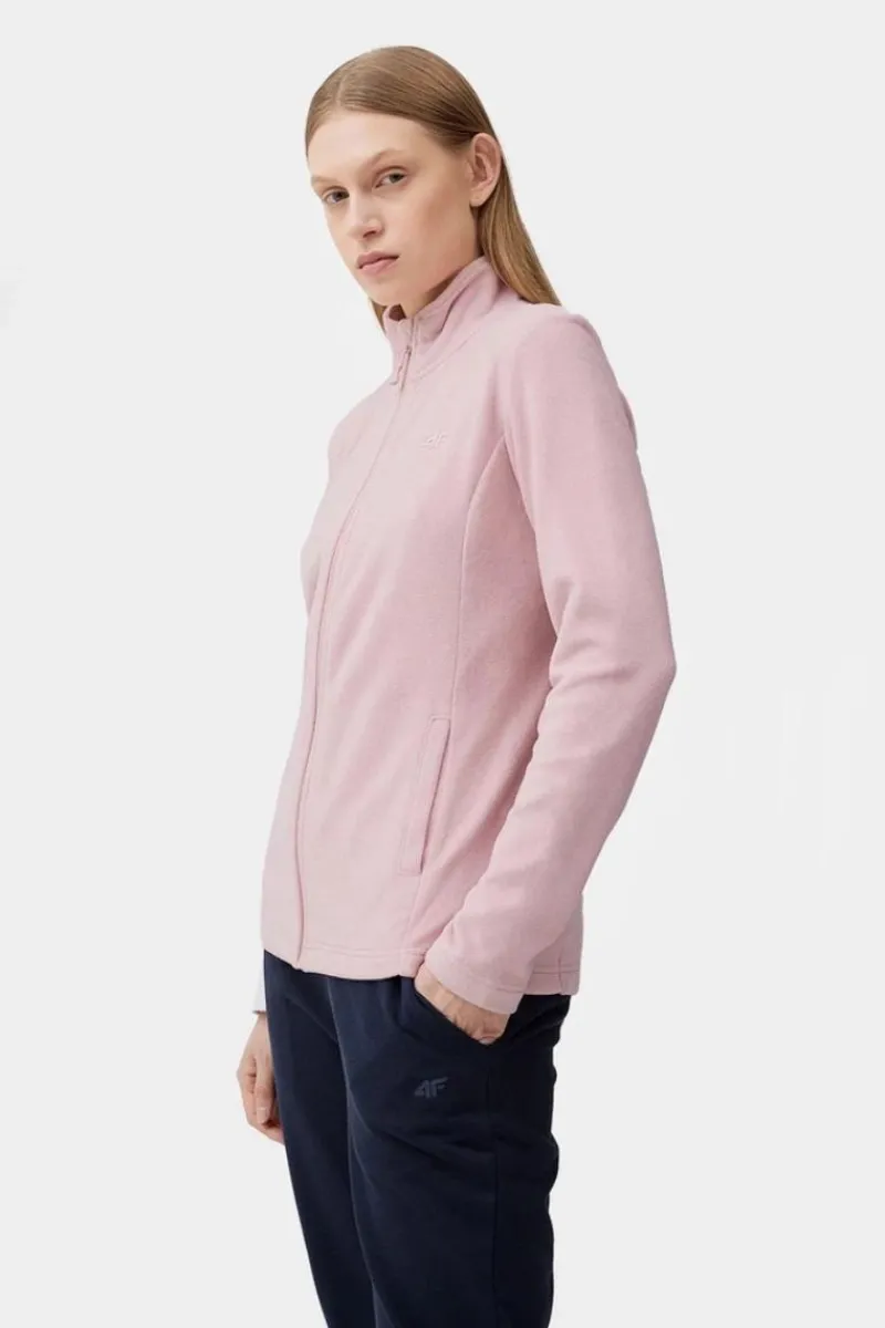 Hot 4F Polar Ze Stójką Regular Damski SS23TFLEF049 Różowy