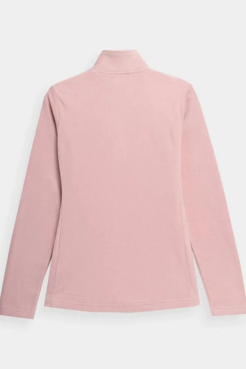 Hot 4F Polar Ze Stójką Regular Damski SS23TFLEF049 Różowy