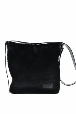 New Futrzana Torebka Big Star OO574037 Czarna Torebki Klasyczne