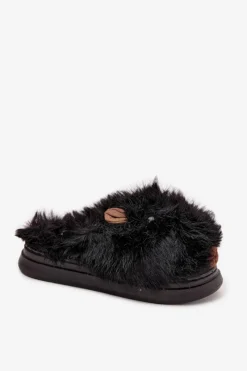 Sale Futrzane Kapice Damskie Kapibary Czarne Pravelle Damskie Kapcie Klasyczne