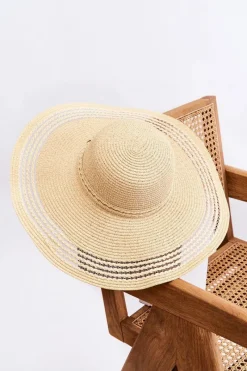 Okrycia Głowy>Boto Gładki Regulowany Damski Kapelusz Jasnobeżowy