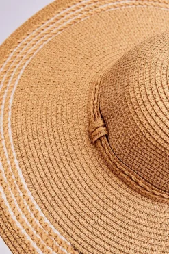 New Boto Gładki Regulowany Damski Kapelusz Beżowy