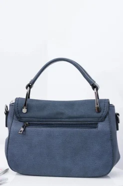 Best Boto Granatowa Torebka Damska Kuferek