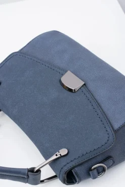 Best Boto Granatowa Torebka Damska Kuferek