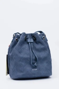 Torebki Monnari|Torebki Klasyczne>Monnari Granatowa Torebka Stylowy Worek