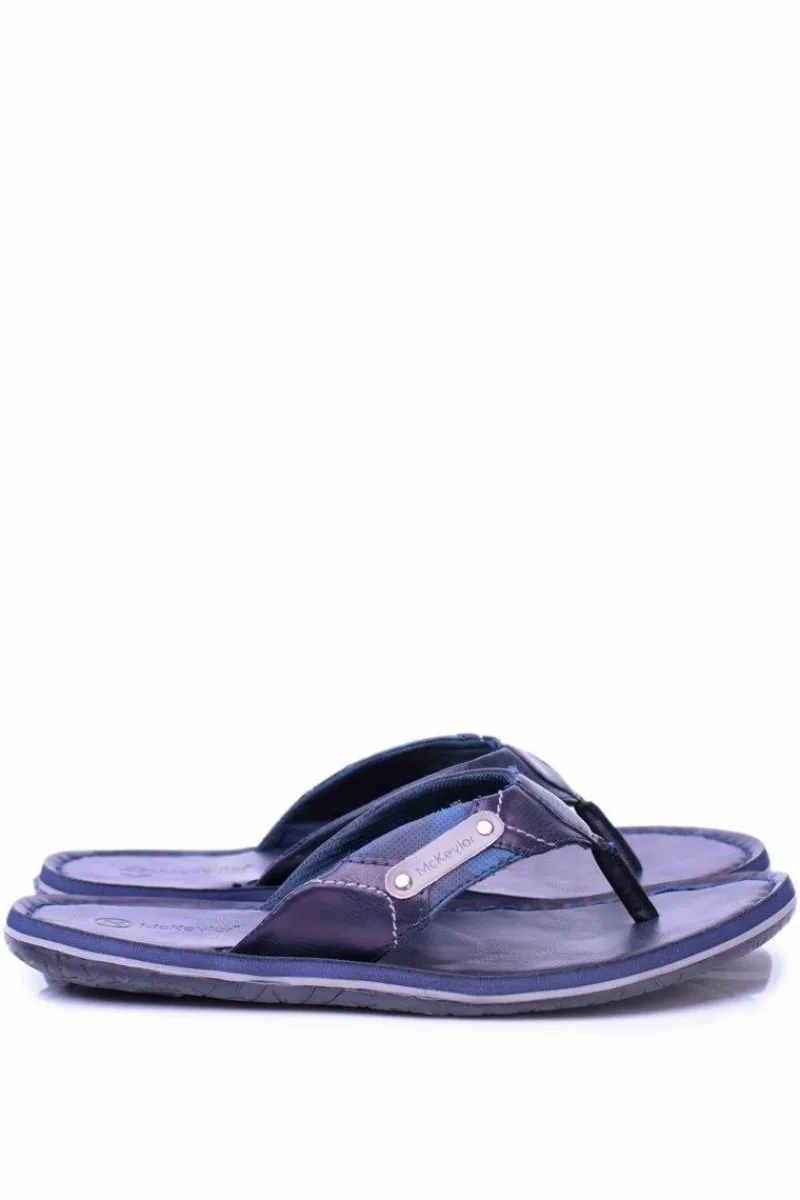 Hot Boto Granatowe Lekkie Klapki Japonki Ayumu