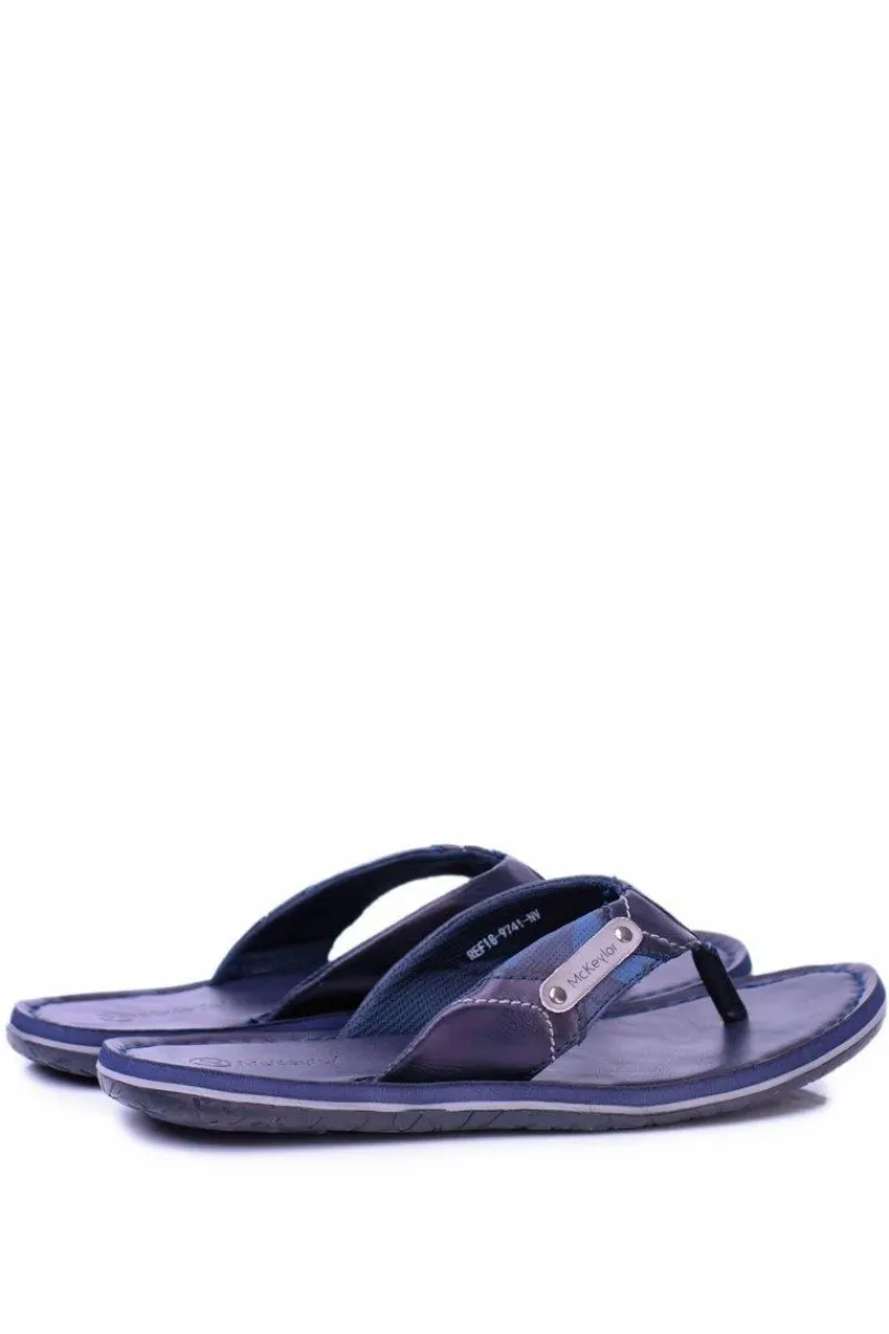 Hot Boto Granatowe Lekkie Klapki Japonki Ayumu