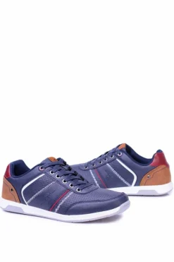 Sale Granatowe Męskie Sportowe Buty Dimi Męskie Obuwie Sportowe Męskie