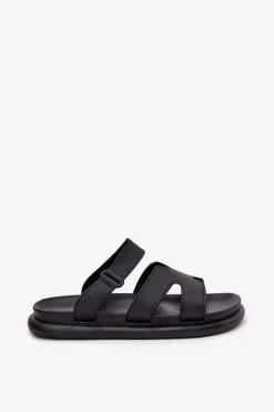 New Gumowe Klapki Damskie Z Paskiem Czarne Tavirae Damskie Klapki Na Platformie|Klapki Damskie Klasyczne