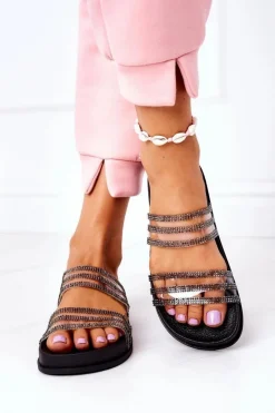 Klapki Damskie Klasyczne><noscript><img width=