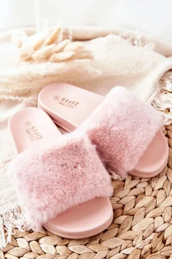 Kapcie Klasyczne|Klapki Z Futerkiem><noscript><img width=