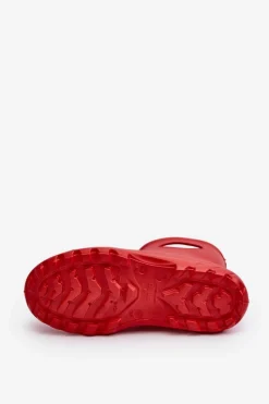 Discount Boto Kalosze Damskie Wodoszczelne LEMIGO GARDEN 752 Czerwone