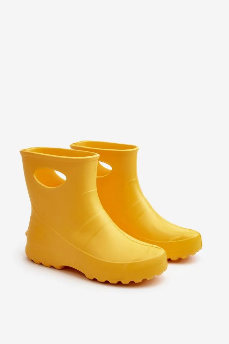 Kalosze Damskie>Boto Kalosze Damskie Wodoszczelne LEMIGO GARDEN 752 Żółte